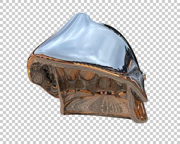 PSD gladiator helmet isolated on background 3d rendering illustration