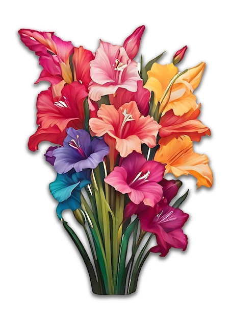 Gladiolus Flower PSD