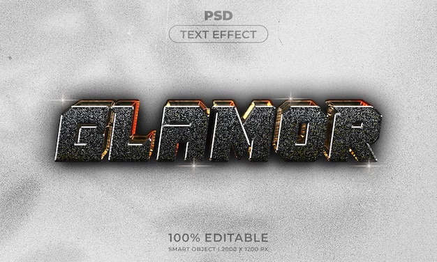 Glamor Text Effect