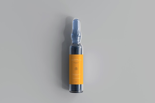 Glass Ampoule Mockup