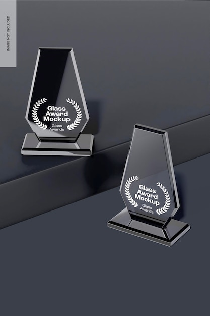 Glass Awards Mockup