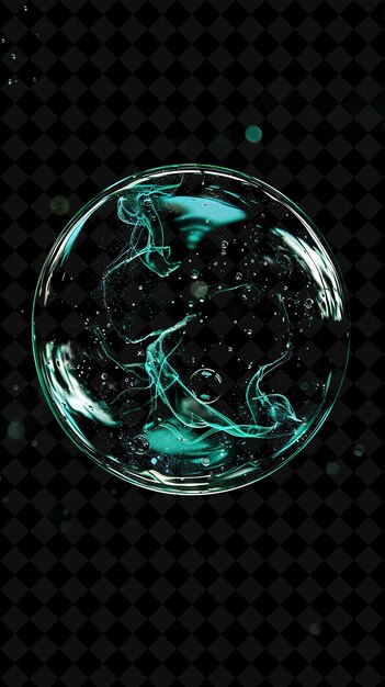 PSD a glass bubble with the words quot the name of the universe quot