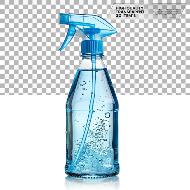 PSD glass cleaner a cleaning solution specifically for glass on transparent background