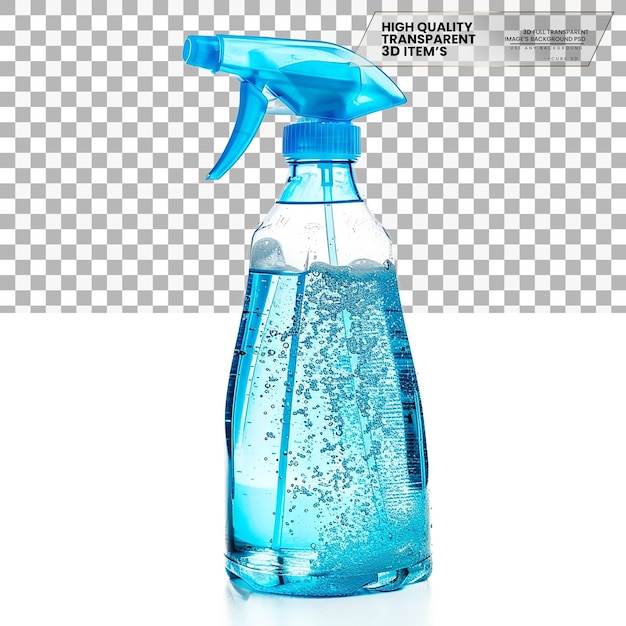 PSD glass cleaner a cleaning solution specifically for glass on transparent background