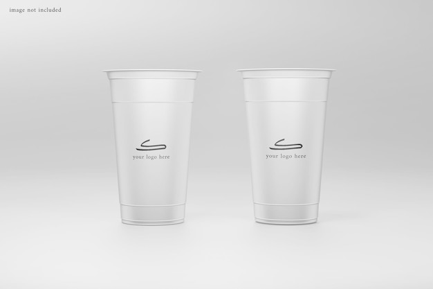 PSD glass cup mockup