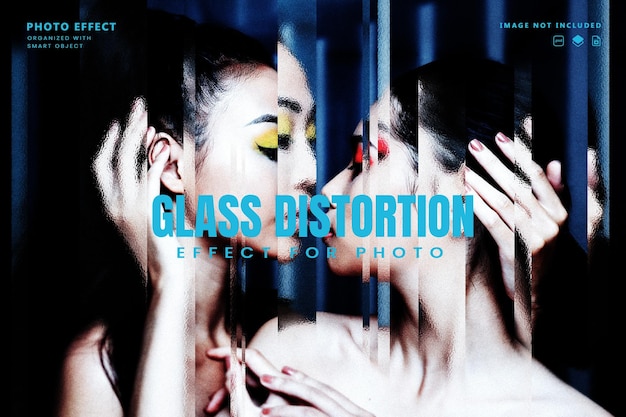 Glass Distortion Photo Effect