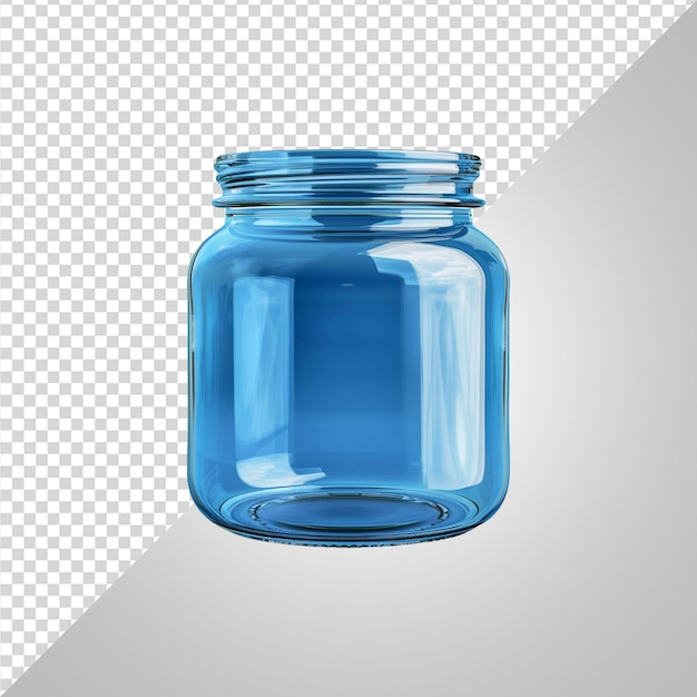 PSD glass jar png