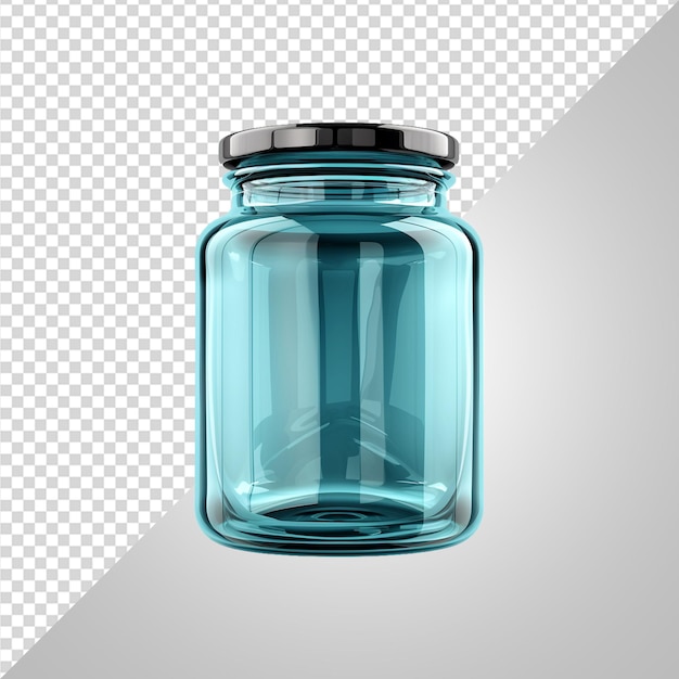 PSD glass jar png