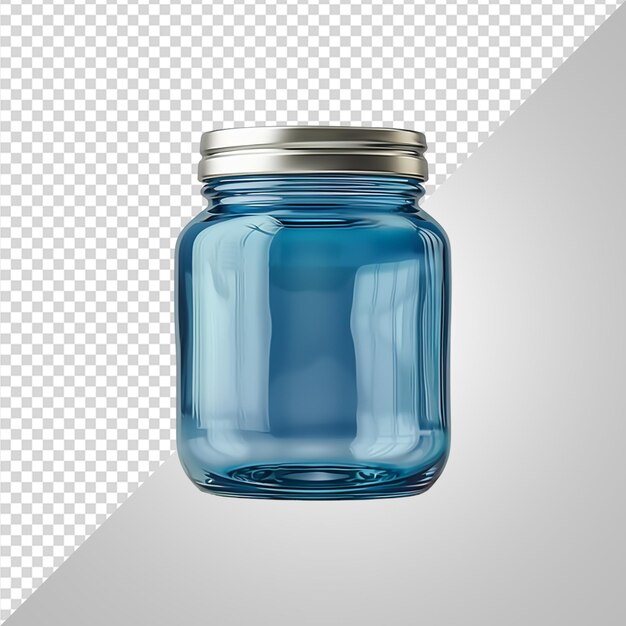 PSD glass jar png