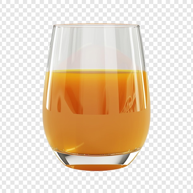 PSD glass of orange juice