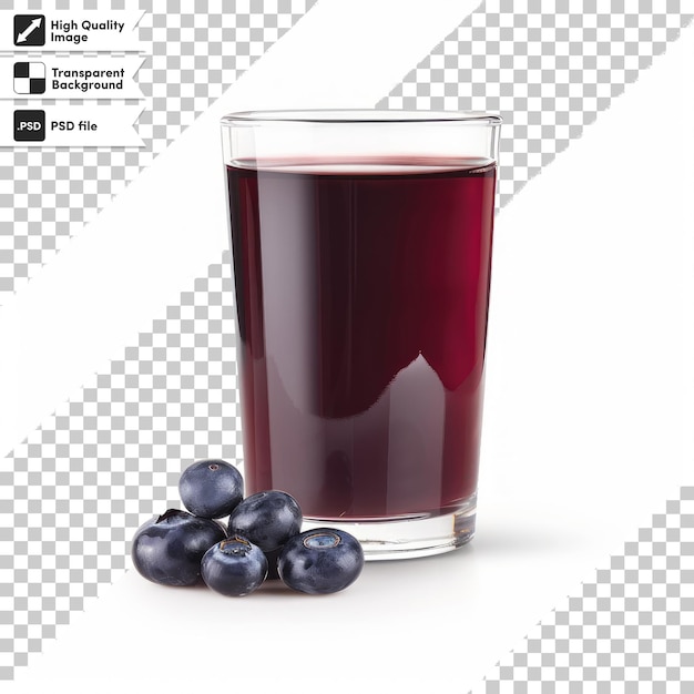 PSD a glass of red wine with a blueberry in it