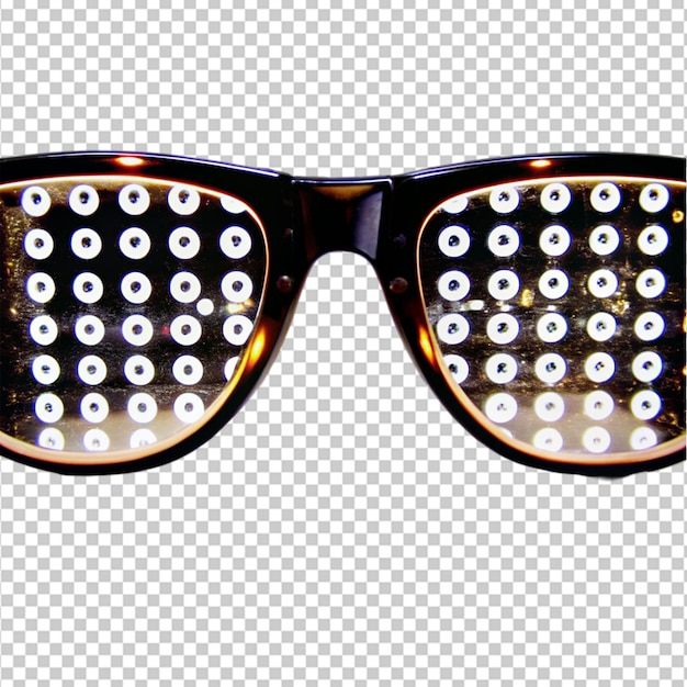 PSD glasses on transparent background