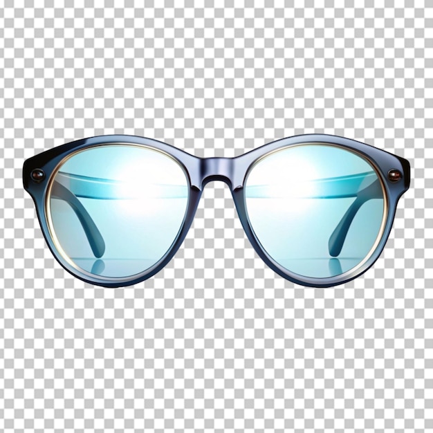 glasses on transparent background