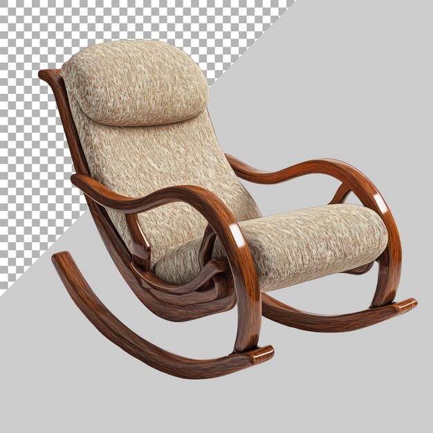 Glider chair on Transparent background