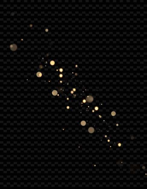 Glimmering Baryon Motes Sparkling Flecks of Soft Silver and Pale Gold PNG Sparking Light TextureD