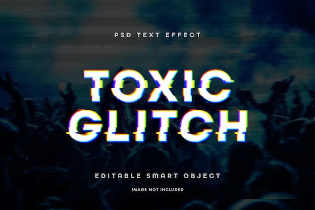 Glitch text effect