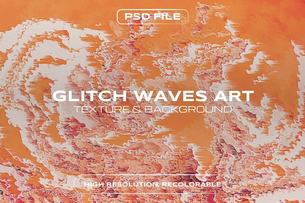 PSD glitch waves art