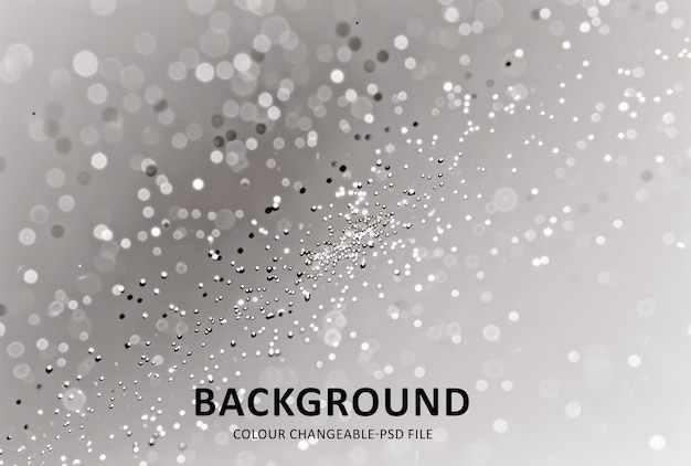 PSD glitter background in silver color