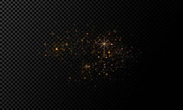 PSD glitter dust overlay abstract background shiny light gold glitter bokeh light gold particle dust