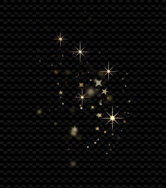 PSD glittering stars sparkles intermittently with a mix of silver and y2k neon inspired light texture