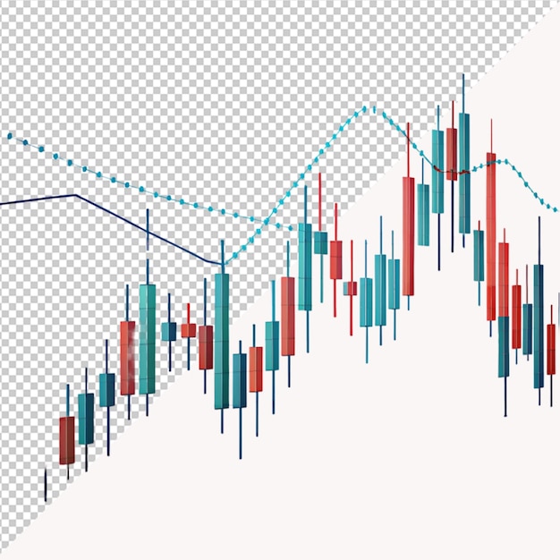 PSD global economy trading chart background for research and monitor