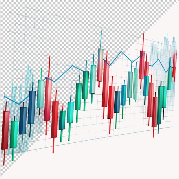 PSD global economy trading chart background for research and monitor