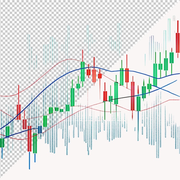 Global economy trading chart background for research and monitor