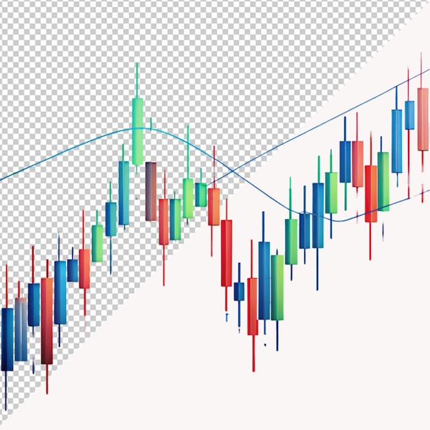 PSD global economy trading chart background for research and monitor