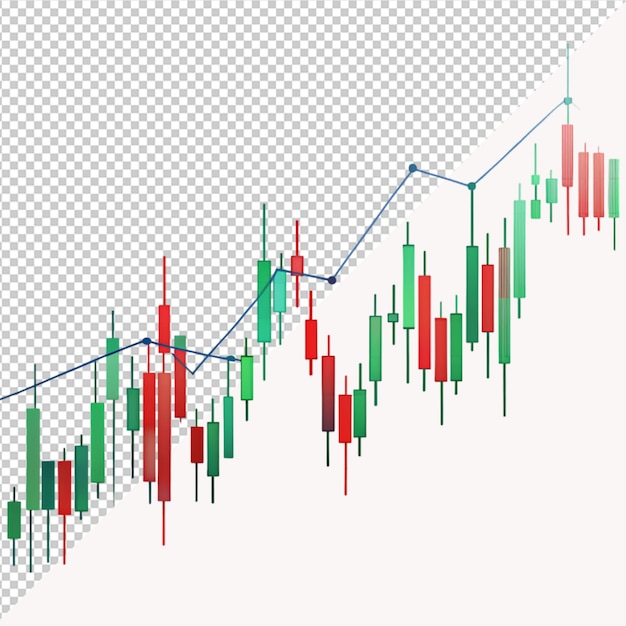 PSD global economy trading chart background for research and monitor