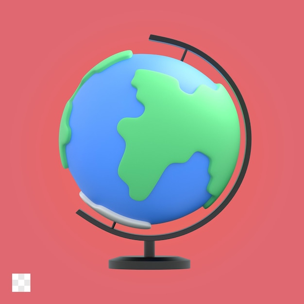 Globe 3d icon