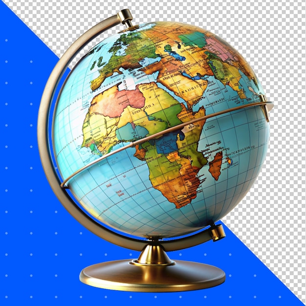 a globe with a blue background and a blue background with a blue background