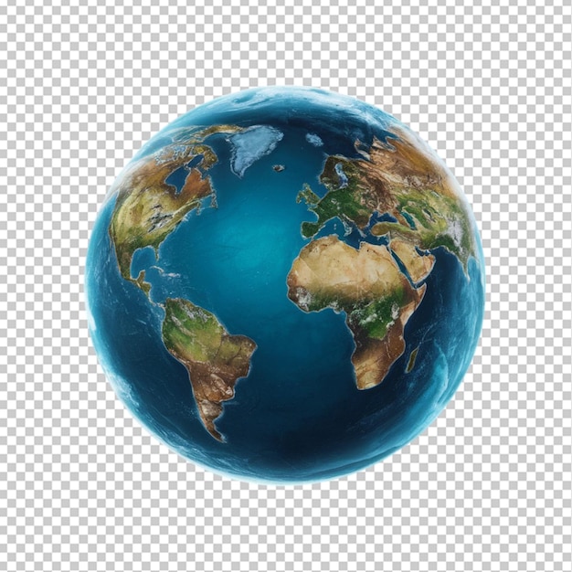 a globe with a blue globe on it