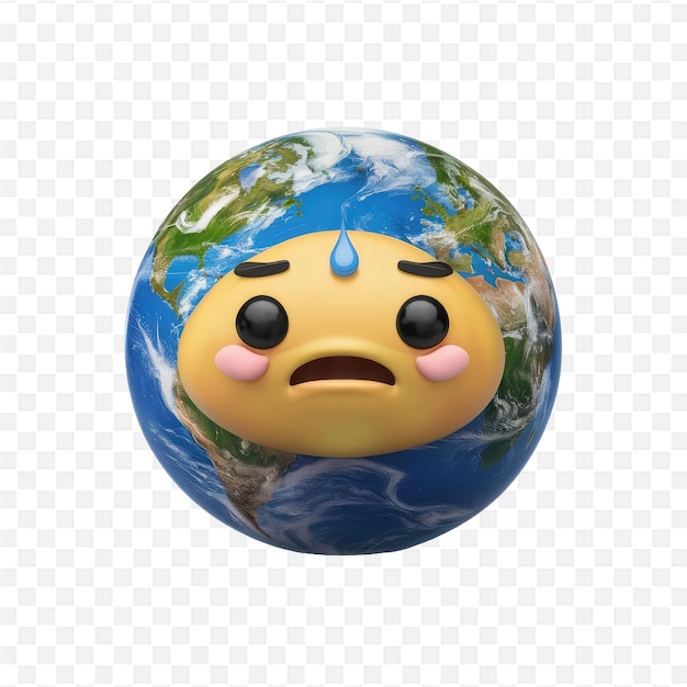 a globe with the earth on it and the earth on its face