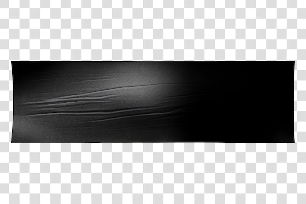 Glossy black vinyl adhesive strip white background electronics simplicity