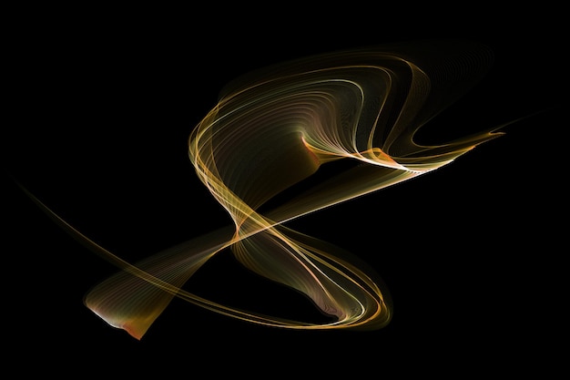 Glossy Waves abstract background