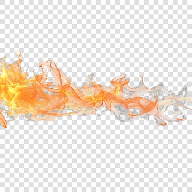 PSD glow flame realisticon transparent background