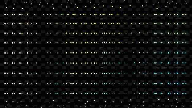 Glowing Led Strips Arranged in a Grid Circuit Board Collage Y2K Texture Shape Background Decor Art