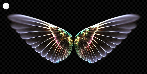 Glowing wings