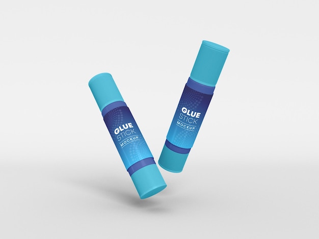 PSD glue stick adhesive mockup