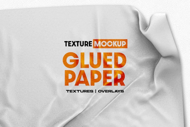 Glued paper texture