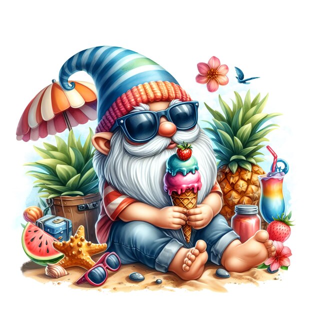 PSD gnome summer chill