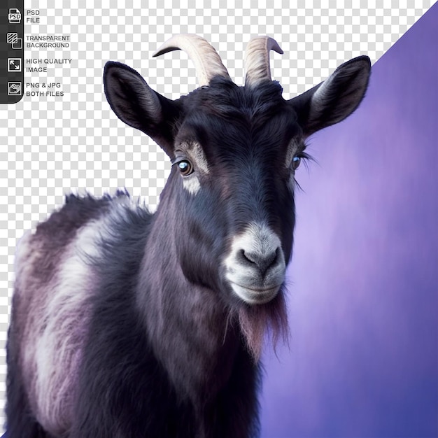 Goat isolated on transparent background png