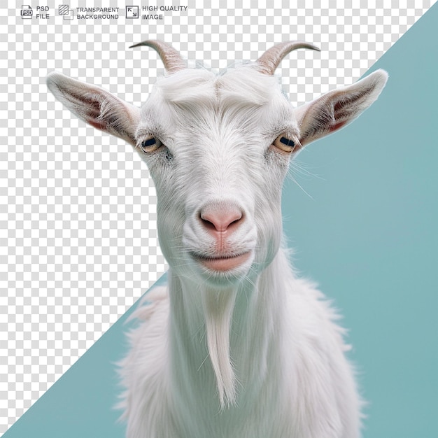 Goat isolated on transparent background