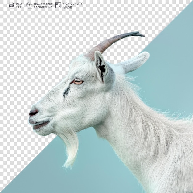 Goat isolated on transparent background