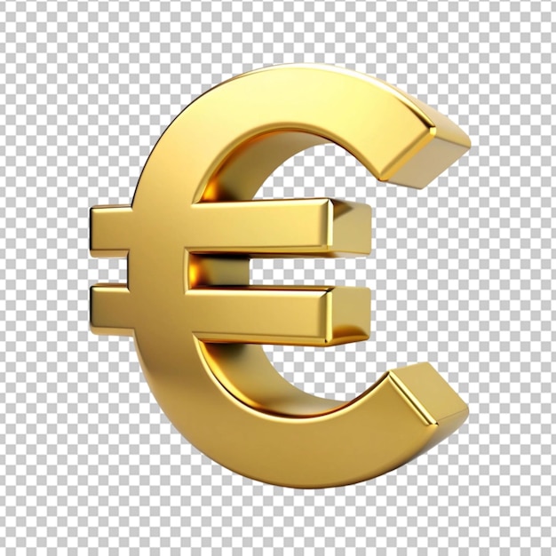 Gold 3d letter