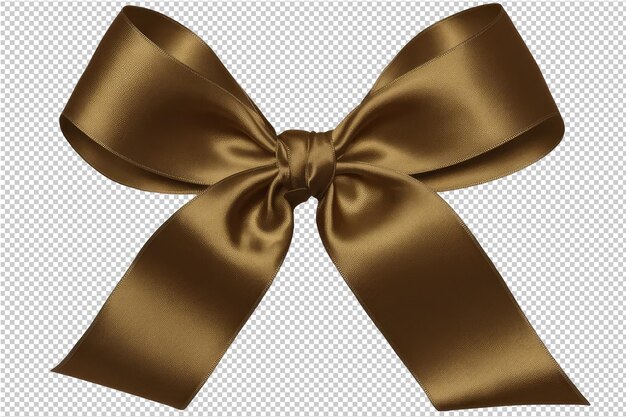 PSD a gold bow with a bow on it