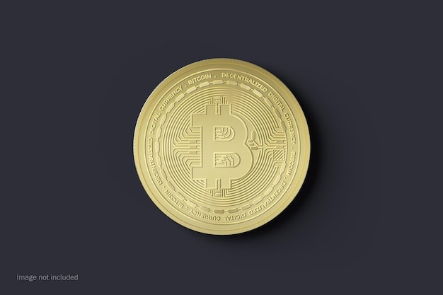 Gold Coin or Cryptocurrency Mockups