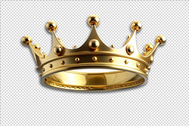 a gold crown with gold accents and a gold crown