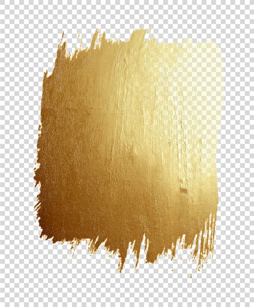 gold foil on a transparent background