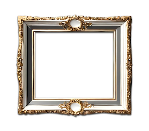 gold framed picture with a gold frame